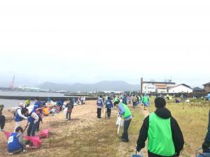 昨年度のクリーンアップの様子