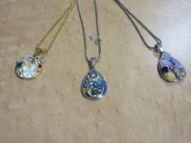 完成したペンダント