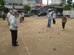 ペタンク大会の画像