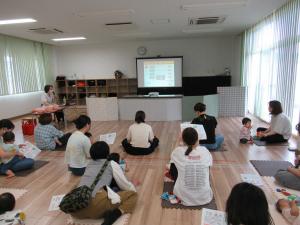 こどもの急病時の対処を学んでいます