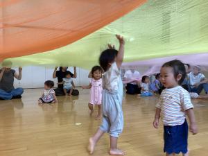 バルーンの中に入っています