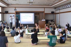 児童クラブへの出前教室の画像