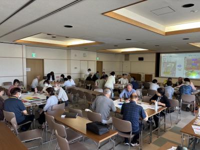 ワークショップの画像(会場窓側から撮影)