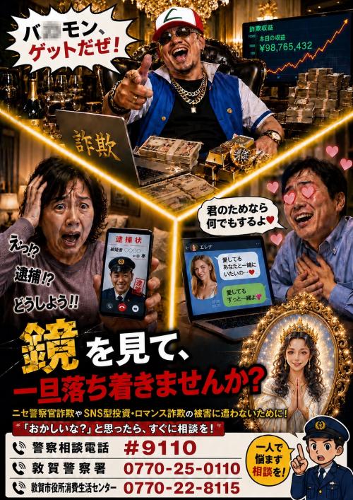 詐欺防止ポスター画像