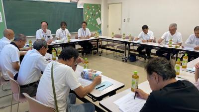 北地区の皆様への説明を行っている様子