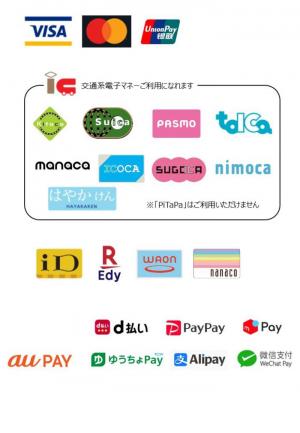 利用可能な決済ブランド一覧の画像