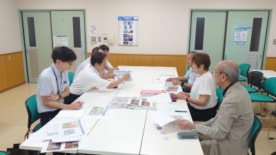文化協会と意見交換を行っている様子