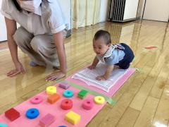 ザラザラの感触