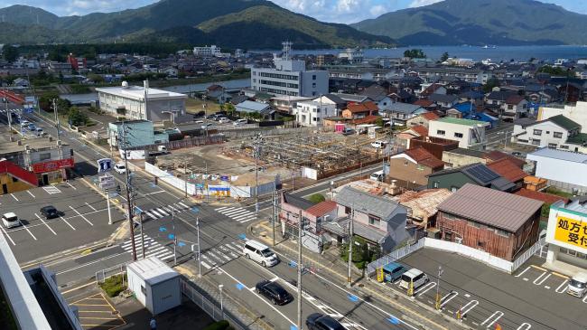 令和8年10月5日撮影の建設予定地