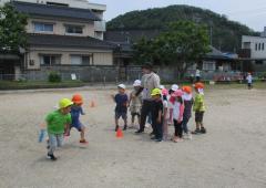 リレーをしています