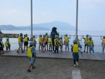 広い海へ来ました