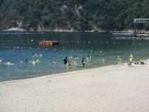 広くてきれいな海でした