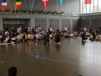 きりん組のバトンリレー