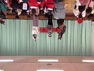 職員による楽器演奏