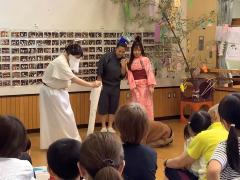 七夕の職員劇を見ました。
