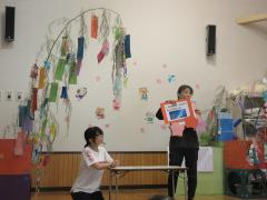 七夕に関するクイズをしました