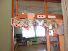2歳児もも組の作品です