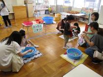 金魚すくいコーナー