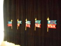 年少さんはクレヨンを使って作りました。