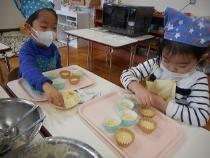 カップケーキの制作