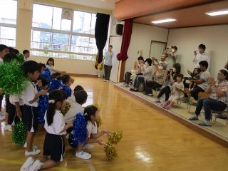 保護者からの拍手