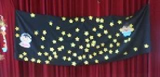 星が貼られた天の川