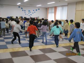 5年生の企画でだるまさんがころんだ