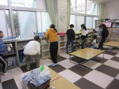 大掃除をしています