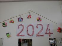 2024年の壁面飾り