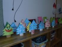 クリスマスツリーが完成しました