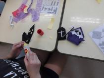 ハロウィンの折り紙