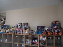 玄関に飾られた作品