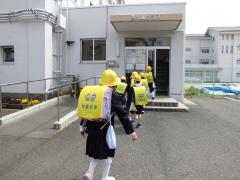 1年生の下校の様子