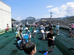 水風船・水のかけっこ