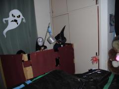 ひょっこり出てきたオバケ