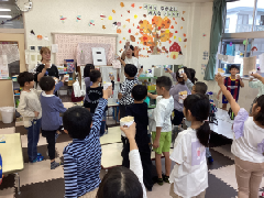 お芋パーティーの様子