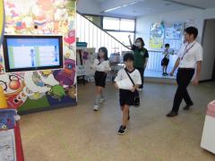 クイズラリーをしています