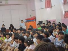 こどもたちが聴いている