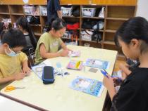 クリアカップを作っている