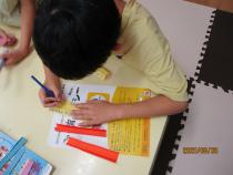 かわいい絵を描く