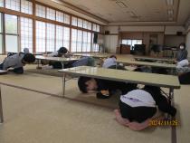 避難訓練の様子