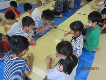 スライムを作っている