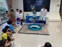 シャボン玉の実験です