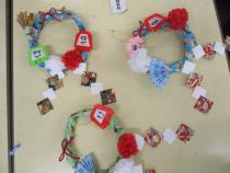 完成したしめ飾り