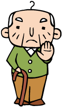 おじいさんのイラスト