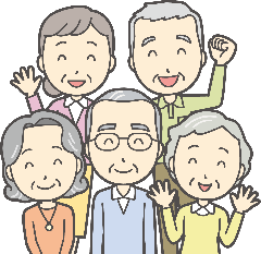 教室の参加者イラスト