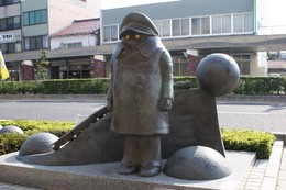 松本 零士 氏の漫画のキャラクター像の画像