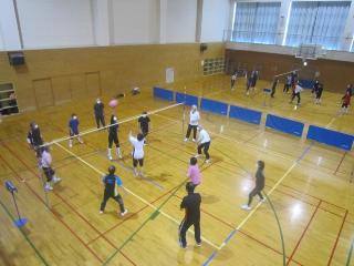 アタックの場面