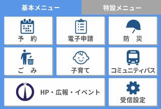 基本メニュー画面
