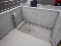 補助犬足洗い場の画像